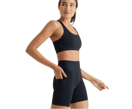Motion Shorts Preto, Preto | WestwingNow