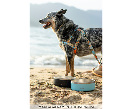 Comedouro Kouda Preto Pet Bowl | WestwingNow