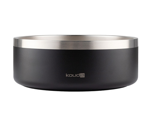 Comedouro Kouda Preto Pet Bowl, Preto | WestwingNow