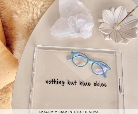 Bandeja Nothing But Blue Skies - 28X22X4cm | Westwing