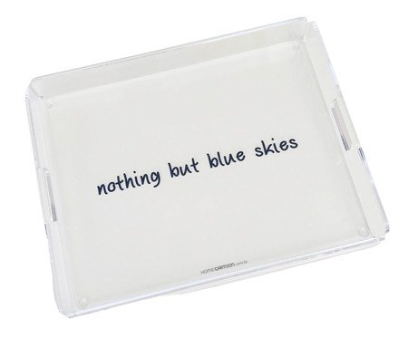 Bandeja Nothing But Blue Skies - 28X22X4cm | Westwing