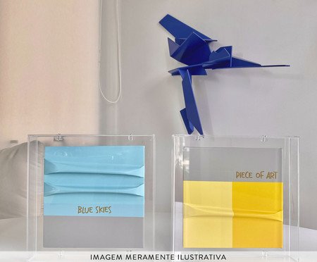 Quadro Blue Skies - 21X21X4cm | Westwing