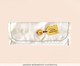 Bandeja Gato Gold - 28X12X2,5cm, Transparente | WestwingNow