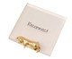 Peso de Papel Reconnect Gato Gold - 7,2X2,5X7,2cm, Transparente | WestwingNow