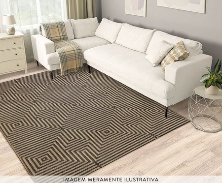 Tapete Tecido Sarja Fibra Bege | Westwing