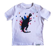 Camiseta Infantil Godzila Branca | WestwingNow