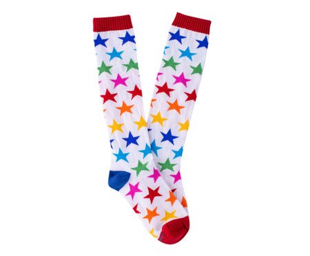 Meia Estrela Arco Íris Azul