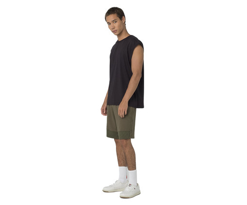 Bermuda Masculina Fila Tape Agave Green e Black, Preto | WestwingNow