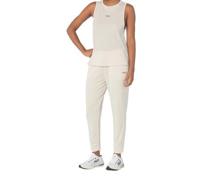 Calça Feminina Fila Flow Essential Creme