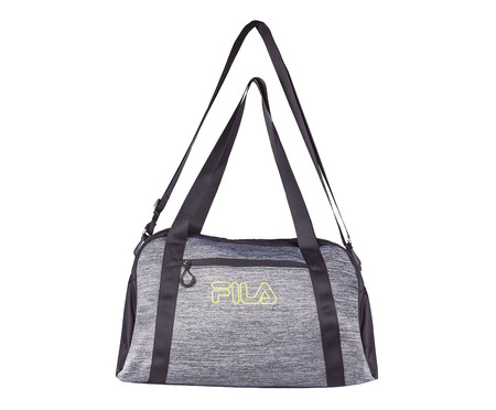 Bolsa Unisex Fila Halo Preta/Cinza Mescla | WestwingNow