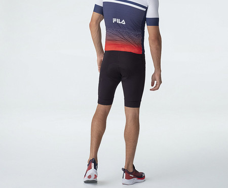 Camisa Masculina Fila Cycling Branca e Marinho e Vermelha | WestwingNow