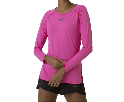 Camiseta ml Feminina Fila Bio Ii Magenta, Colorido | WestwingNow