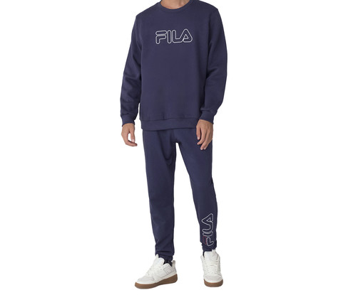 Casaco Masculino Fila Classic Winter Outline Marinho, Azul | WestwingNow