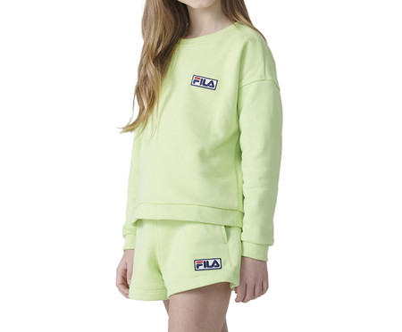 Casaco Junior Feminina Fila Essential Lima Light