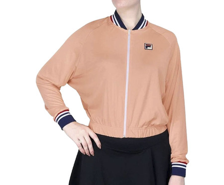 Jaqueta Feminina Fila Line Laranja Pastel