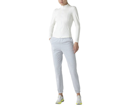 Jaqueta Feminina Fila Studio Skin Off-White