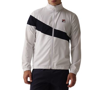 Jaqueta Masculina Fila Flag Branca e Marinho | WestwingNow