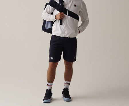 Jaqueta Masculina Fila Flag Branca e Marinho | WestwingNow