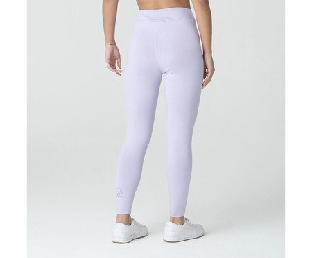 Legging Feminina Fila Letter Mid Ii Lilás Pastel e Branca | Westwing