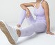 Legging Feminina Fila Letter Mid Ii Lilás Pastel e Branca, Branco | WestwingNow