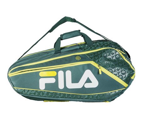 Raqueteira Fila Champion Verde Floresta/Amarelo Neon Light