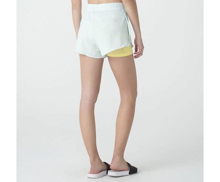 Shorts Feminina Fila Sand Duplo Printed e White | Westwing