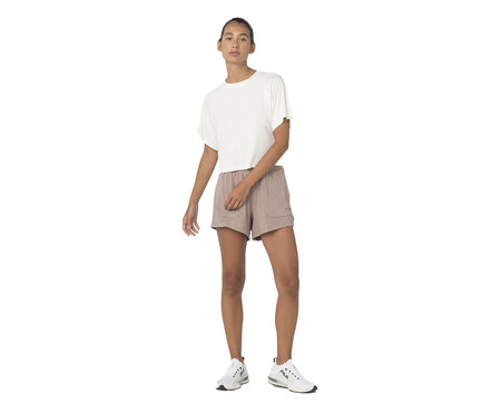 Shorts Feminina Fila Studio Movie Khaki