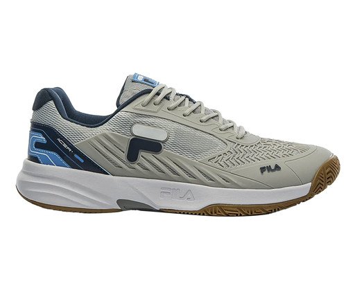 Tênis Fila Acer Masculino Silver/Navy/Azure Blue, Azul | WestwingNow