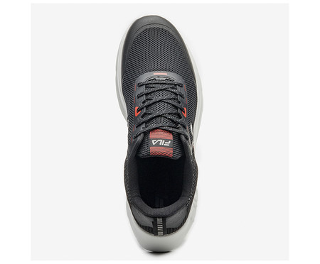 Tênis Fila Safe Masculino Black/Grey/Flame Scarlet | WestwingNow