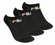 Tripack Unisex Fila Cano Curto Light Preto, Preto | WestwingNow