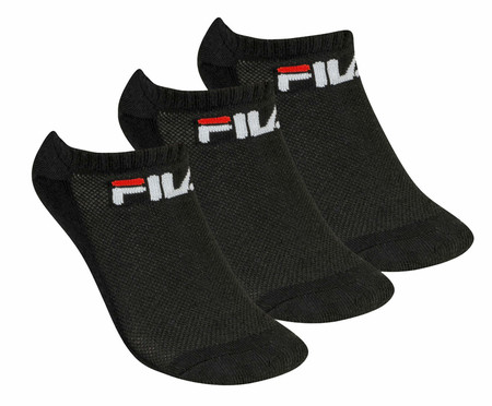 Tripack Unisex Fila Cano Curto Light Preto