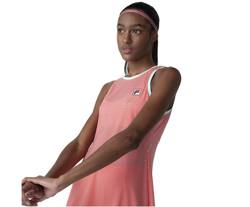 Vestido Feminina Fila Sand Coral Pink, Rosa | WestwingNow