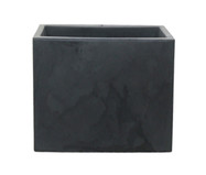 Vaso de Piso Cubo Antique II Preto  - 60X60X60cm | WestwingNow