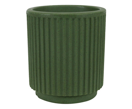 Vaso SP Cilíndro Artstone II Verde