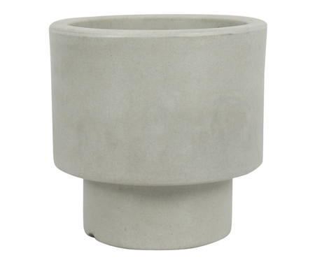 Vaso Loft Antique I Branco  - 18X18cm