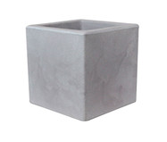 Vaso Cubo Antique II Cimento  - 30X30X30cm | WestwingNow