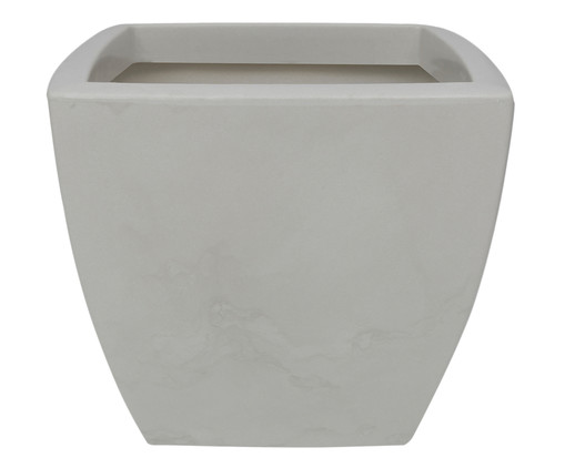 Vaso Verona Trapézio Antique Branco, Branco | WestwingNow