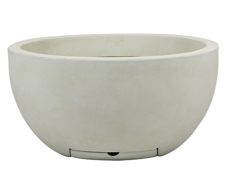 Vaso de Piso Decô Antique Branco  - 30X60cm