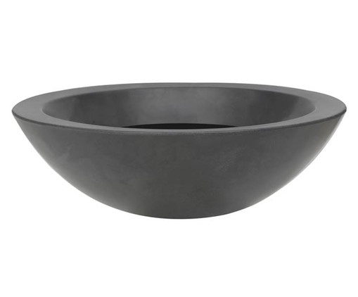 Vaso de Piso Verona Bowl Antique Preto  - 17X54cm, Preto | WestwingNow