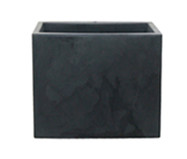 Vaso Cubo Antique II Preto  - 30X30X30cm | WestwingNow