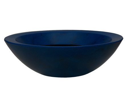 Vaso de Piso Verona Bowl Antique Cobalto  - 17X54cm