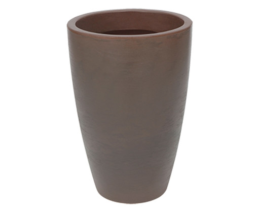 Vaso Malta Cone III Marrom, Marrom | WestwingNow