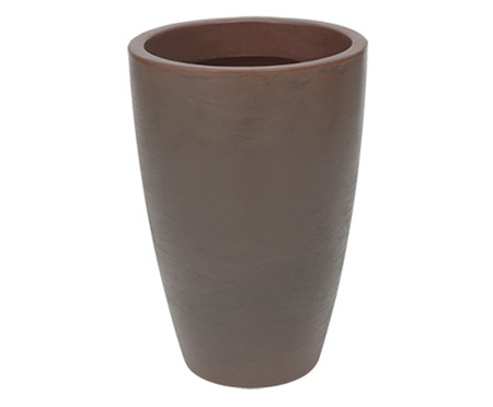 Vaso Malta Cone III Marrom