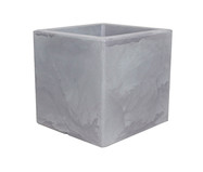 Vaso de Piso Cubo Antique I Cimento  - 40X40X40cm | WestwingNow