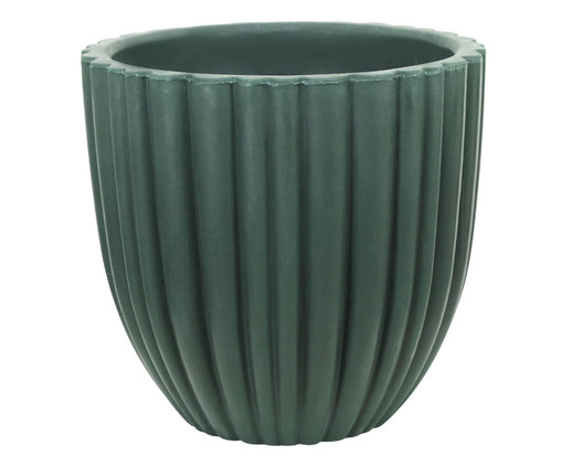 Vaso de Piso Redondo Cacau Antique III Verde, Verde | WestwingNow