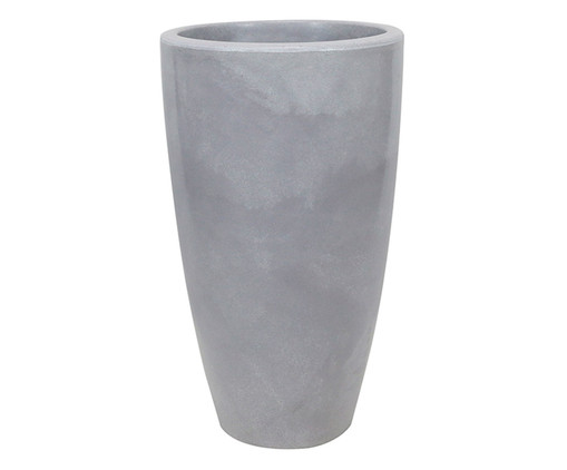 Vaso de Piso Verona Antique IV Cimento  - 70X40cm, Cinza | WestwingNow