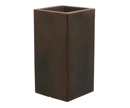 Vaso de Piso Cubo Antique Rusty, Marrom | WestwingNow