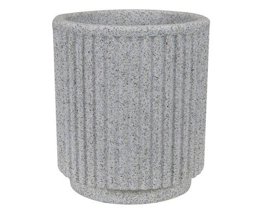 Vaso SP Cilíndro Artstone II Branco, Branco | WestwingNow