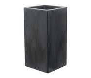 Vaso de Piso Cubo Antique I Preto  - 40X80X40cm | WestwingNow