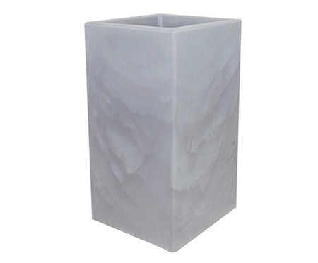 Vaso de Piso Cubo Antique II Cimento  - 40X80X40cm